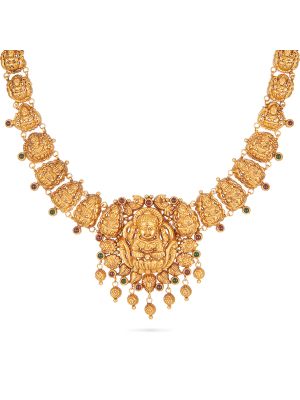 Exciting Gold Fancy Necklace-hover