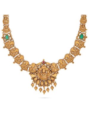 Exciting Gold Fancy Necklace-hover