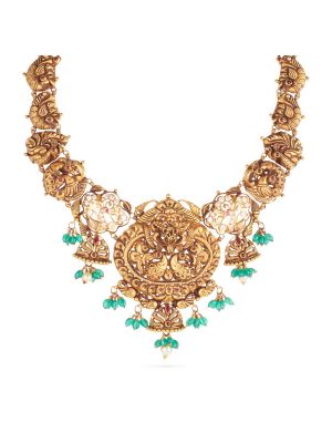 Enticing Trendy Temple Necklace-hover