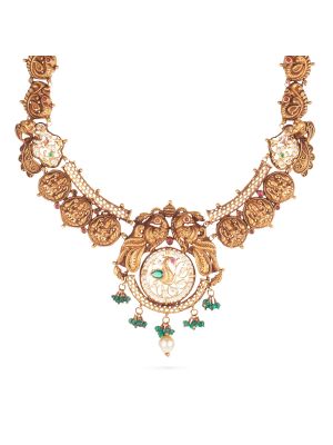 Enticing Trendy Temple Necklace-hover