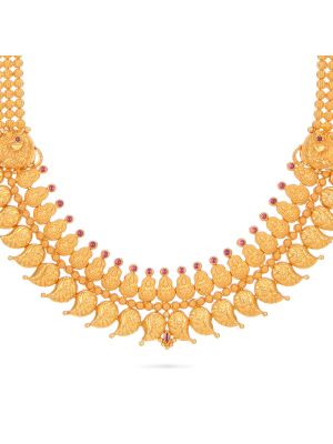 Mesmerising Gold Necklace-hover