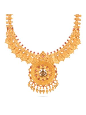 Mesmerising Gold Necklace-hover