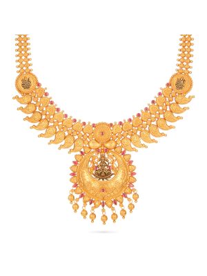 Mesmerising Gold Necklace-hover