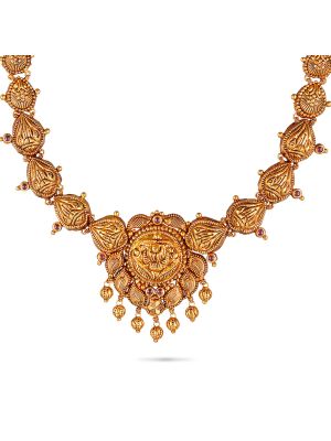 Exciting Gold Fancy Necklace-hover