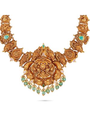 Antique Gold Necklace-hover