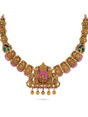 Lakshmi Gold Necklace-hover