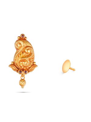 Gold Stud Earring-hover