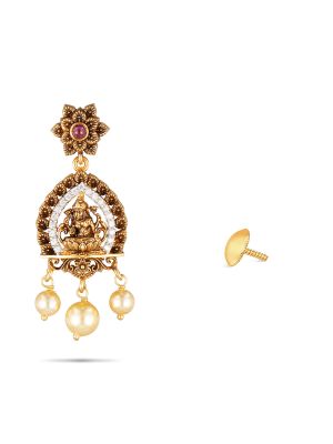 Lakshmi Gold Earring-hover