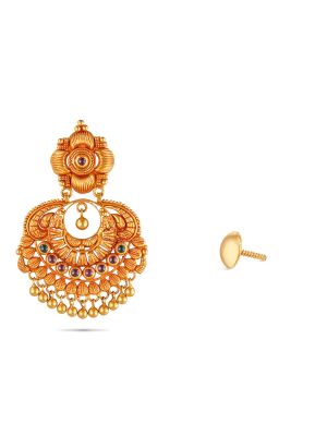 Simple And Elegant Gold Earring-hover