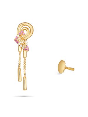 Fancy Gold Earring-hover