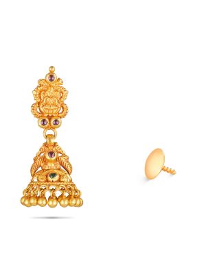 Lakshmi Gold Earring-hover