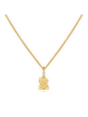 Ganapathi Gold Pendant-hover