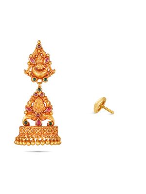 Lakshmi Gold Earring-hover