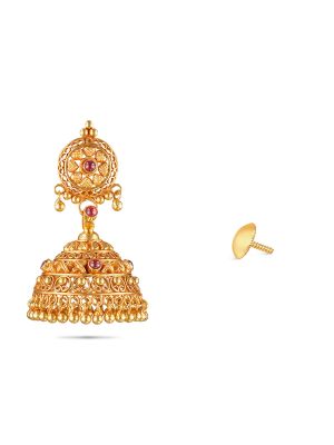 Traditional Gold Earring-hover