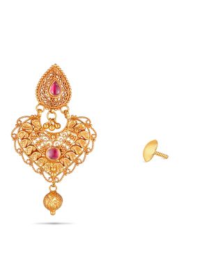 Gold chandbali Earring-hover