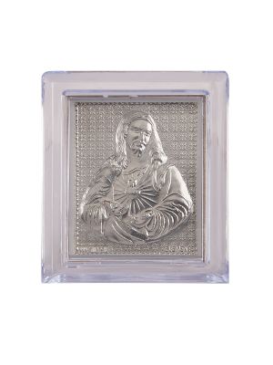 Jesus Silver Frame-hover