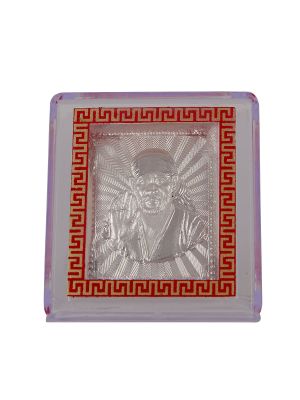 Sai Baba Silver Frame-hover