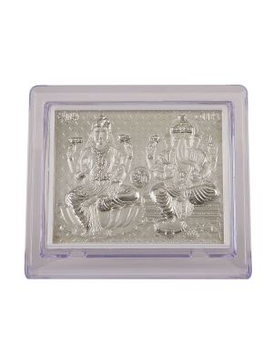 Lakshmi Ganesh Silver Frame-hover