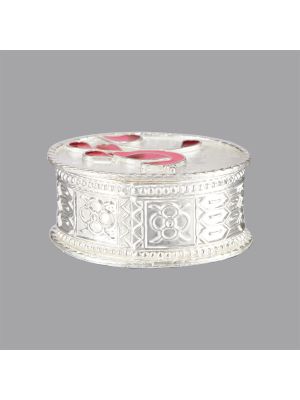 Decorative silver box-hover