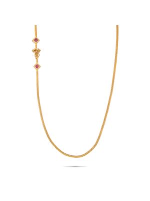 Gold plated silverLakshmi mogappu chain-hover