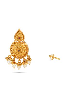 Antique temple earring-hover