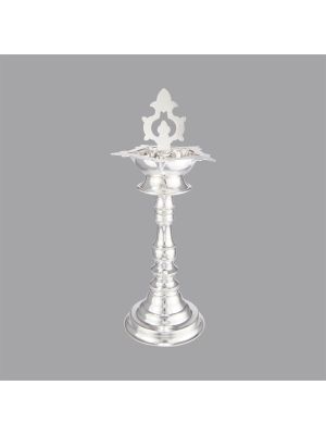 Traditional Silver Deepam Lamp-hover