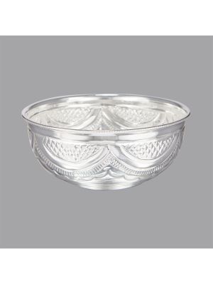 Embossed Silver Bowl-hover