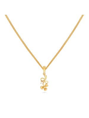 Gold Flower Pendant-hover