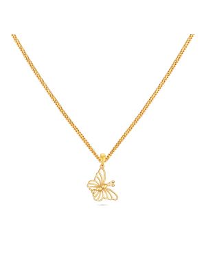 Butterfly Gold Pendant-hover