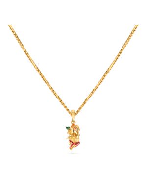 Ganesh Gold Pendant-hover