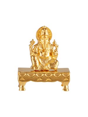 Gold Ganesh Idol-hover