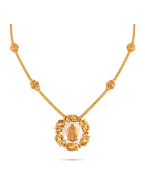 Mesmerising Gold Necklace-hover