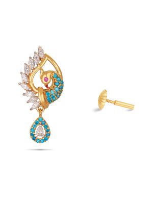 Mesmerising Peacock Earring-hover