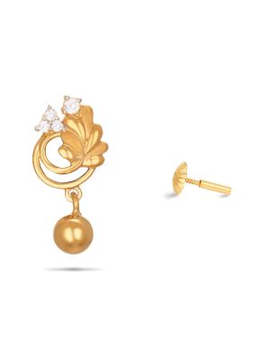 Enticing Leaf Earring-hover