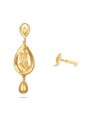 Elegant Leaf Earring-hover