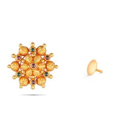 Gold Stud Earring-hover