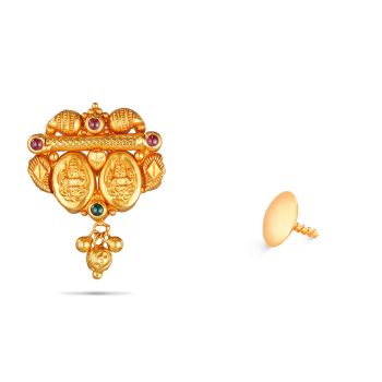 Antique Gold Earrings-hover