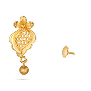 Daily Wear Gold Earring-hover