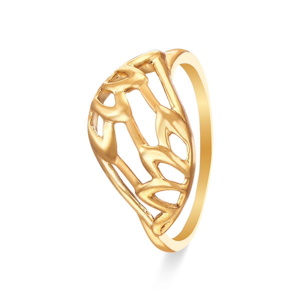 14K Yellow Gold Post-Modern Sculptural Ring - Abracadabra Jewelry / Gem  Gallery