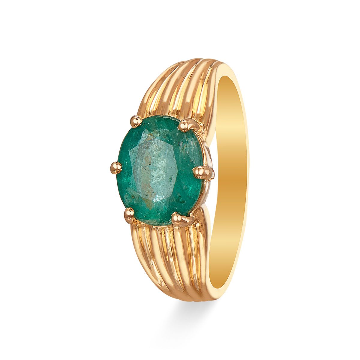 Single Stone V Ring -Meideya Jewelry