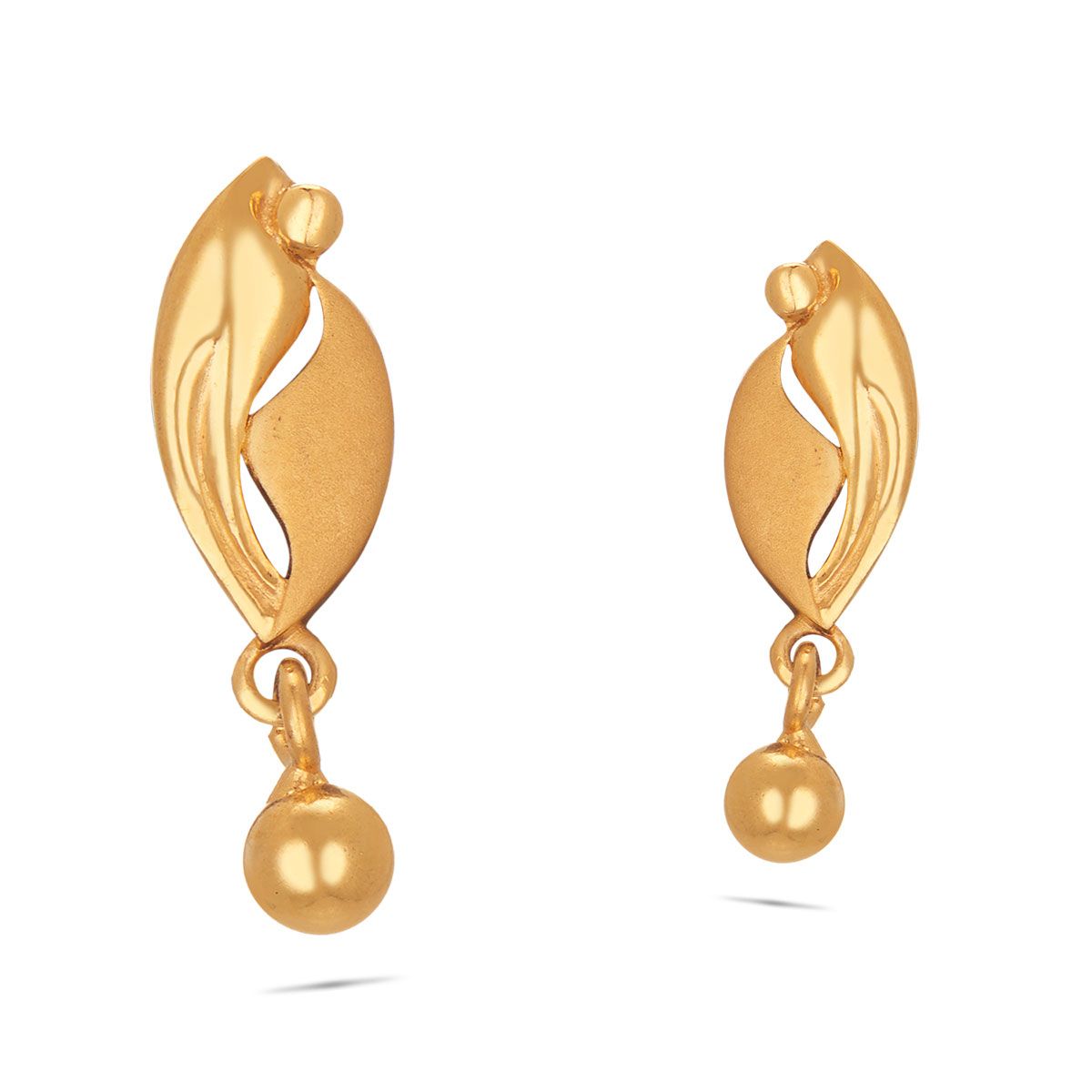Buy Chidambaram Covering Daily Use Gold Pattern Stud Earrings Buy Online