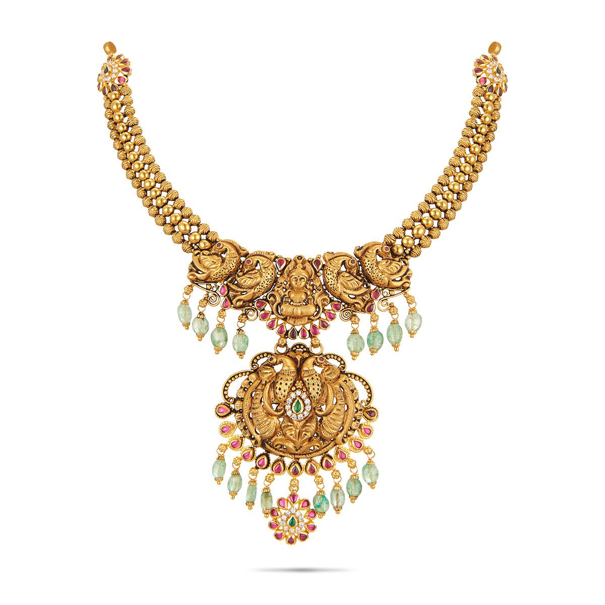 Royal Antique Peacock Necklace