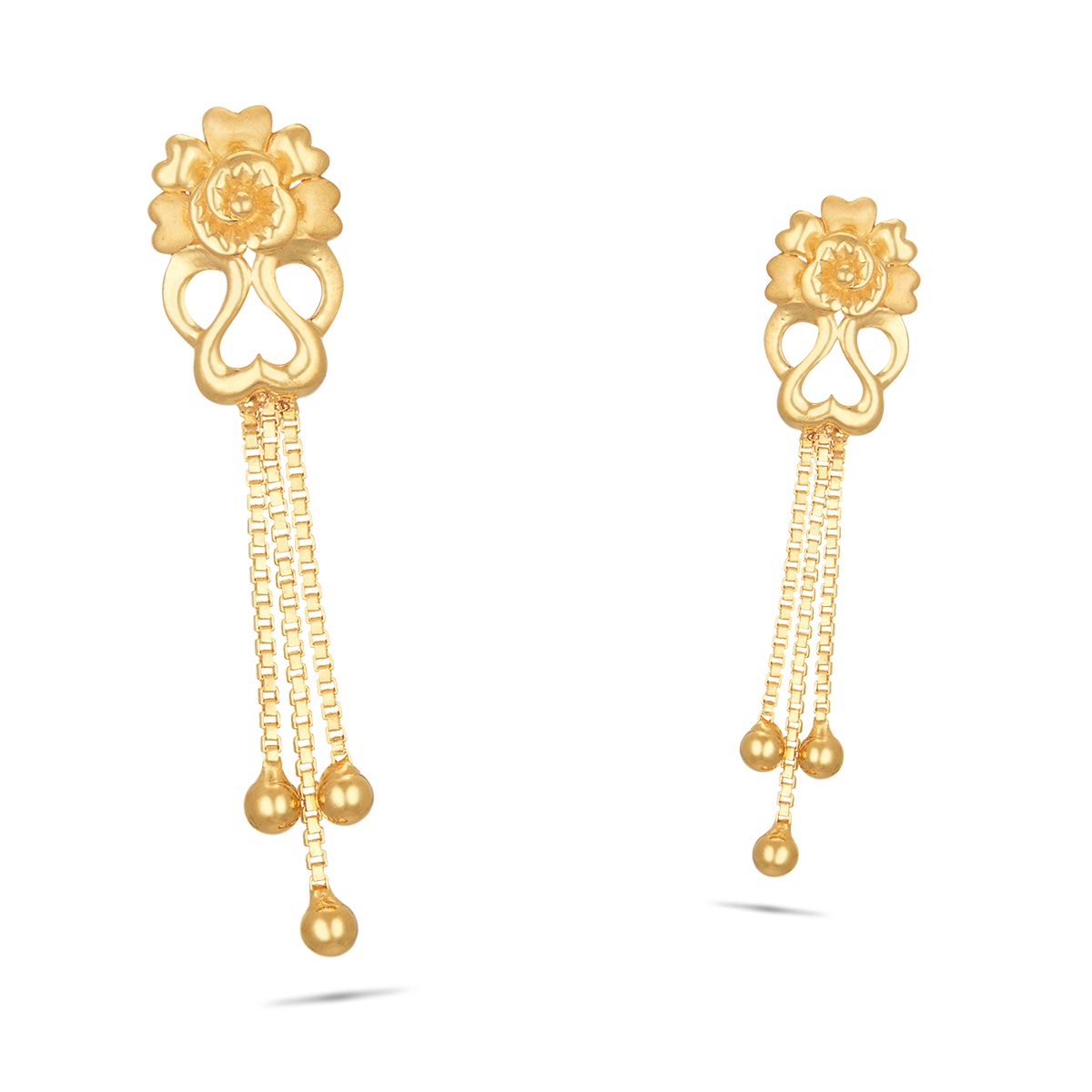 Gold Designer Earrings from Thangamayil Jewellery - South India Jewels | Designer  earrings, Fancy earrings, Earrings