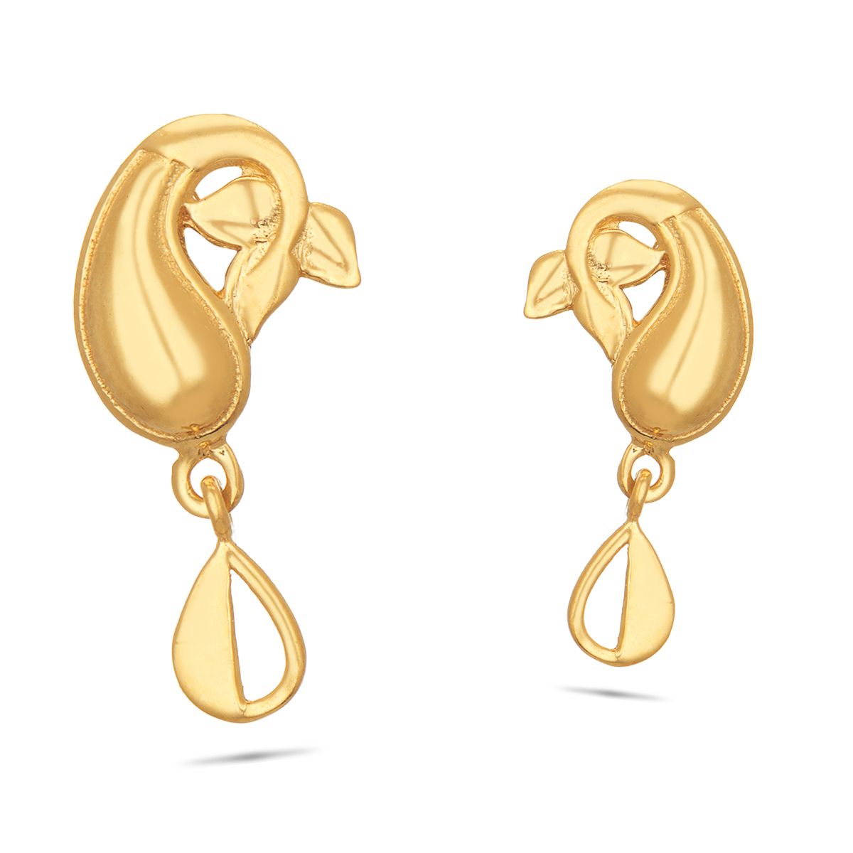 Latest Gold Stud and Drops Earring Designs For Kids 