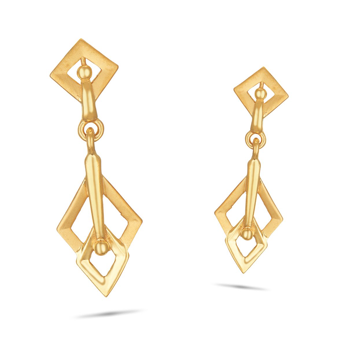 Yellow Gold Double Paisley Affinity Drop Earrings – Stanley Korshak