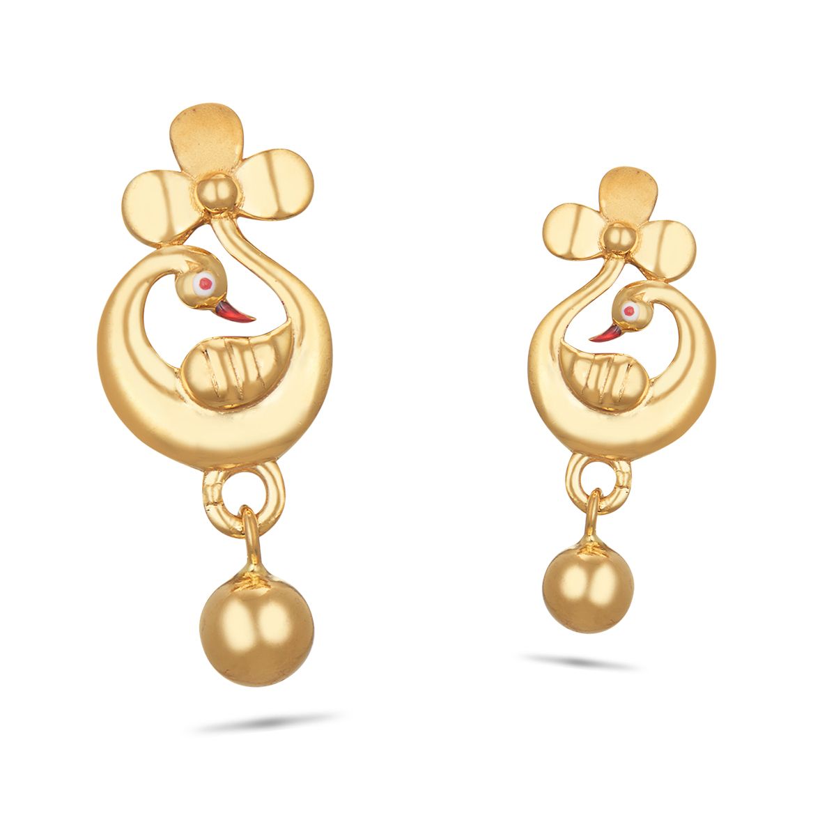 Buy Gold Jhumka Earrings For Ladies And Girls Online – Gehna Shop