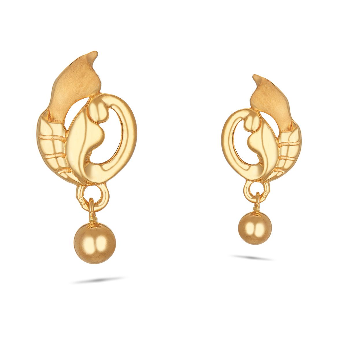 New Trendy Gold Earring