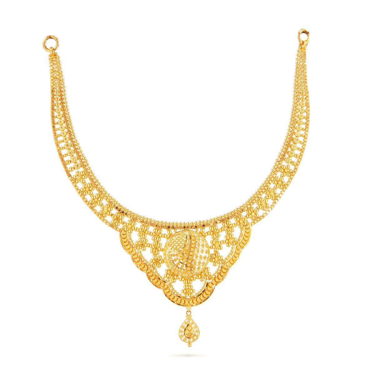 Fancy Gold Necklace - Lakhi Babu Jewellery