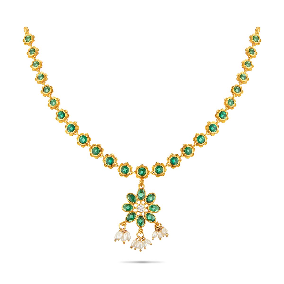 Emerald necklace clearance grt