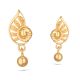 Gold Flower Earring